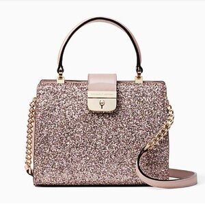 Kate Spade Mini Kirin sunset lane rose gold crossbody bag